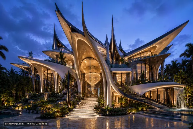 Arsitektur lokal Kota Pasuruan — Graha Svarga